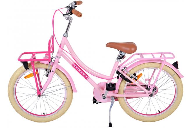 Volare Excellent Kinderfiets - Meisjes - 20 inch - Roze - Twee handremmen