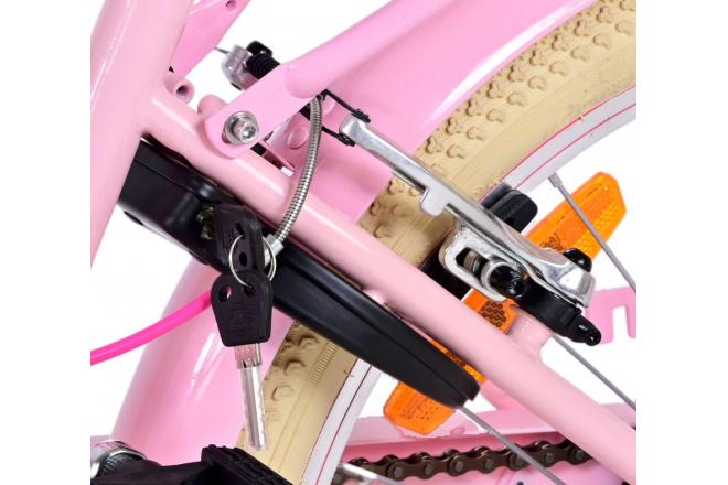 Volare Excellent Kinderfiets - Meisjes - 20 inch - Roze - Twee handremmen