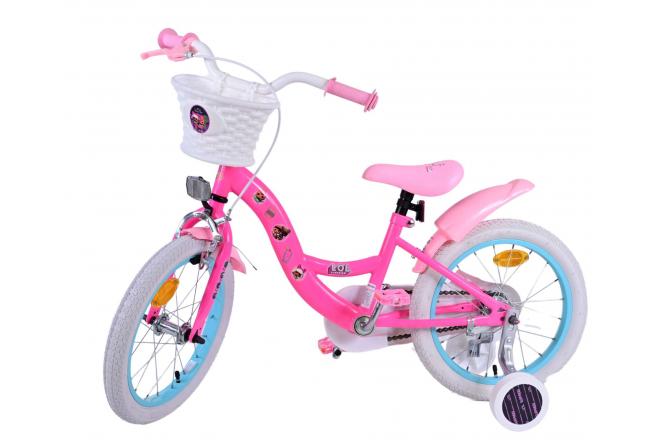Dolls Kinderfiets - Meisjes - 16 inch - Roze